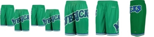 Mitchell & Ness Big Boys Green Dallas Mavericks Hardwood Classics Throwback Big Face Mesh Shorts